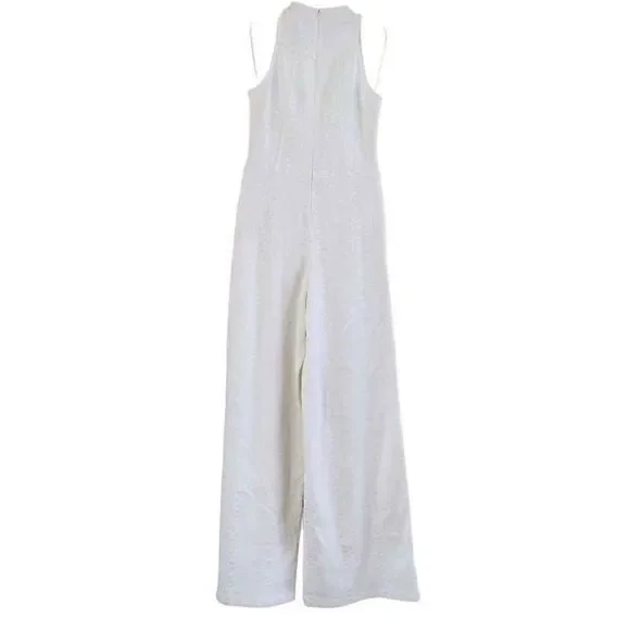 Alexis White Kalvina Halter Style Sleeveless Jumpsuit Sz S NWT - Picture 5 of 15